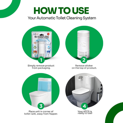 automatic toilet bowl cleaner 
